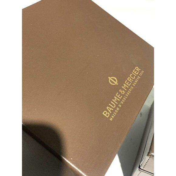 Baume & Mercier Watch Presentation Brown Cardboard Box Display Empty - Picture 7 of 12